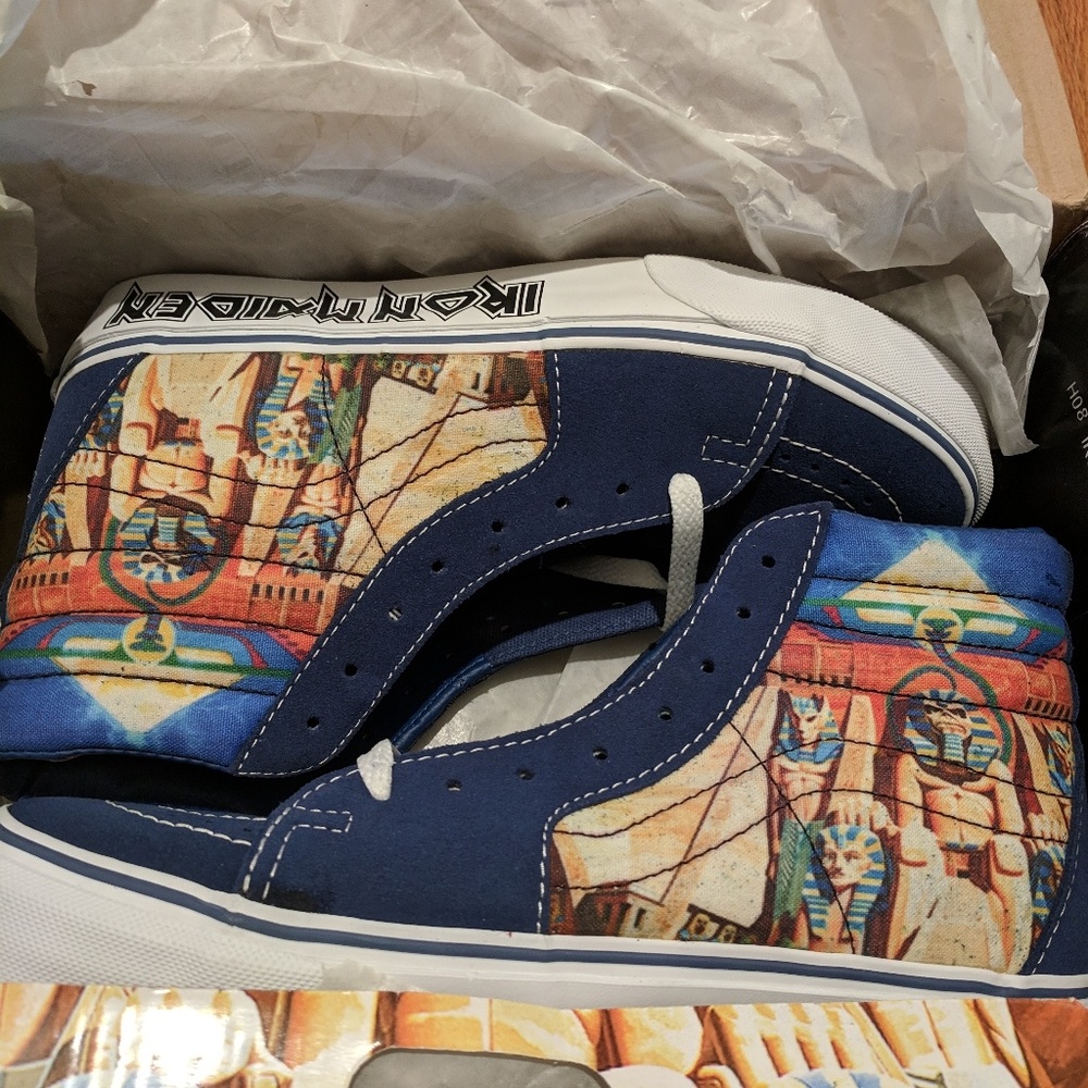 Vans Iron Maiden Powerslave Sk8-hi - new in box!